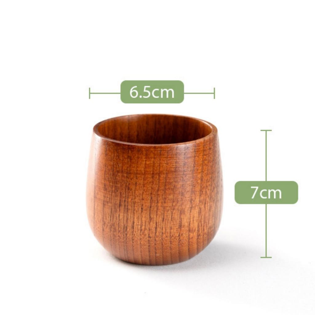 Handmade Wooden Cup Drinking Cup Natural Tea Coffee Beer Drinkware Cup Travel Teaware Home Kitchen G