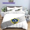 LA Galaxy Pattern Bedding Quilt Set  Home Decoration  Gift (1 * duvet cover + 2 * pillowcase  without core)