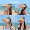 Summer Straw Hat With Breathable Weaving And Sunshade For Beach Days