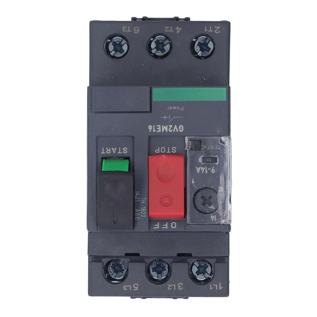 Motor Circuit Breaker Overload Protection Thermal Magnetic Manual Motor Starter Button Rail Mount AC690V GV2‑ME16 9‑14A
