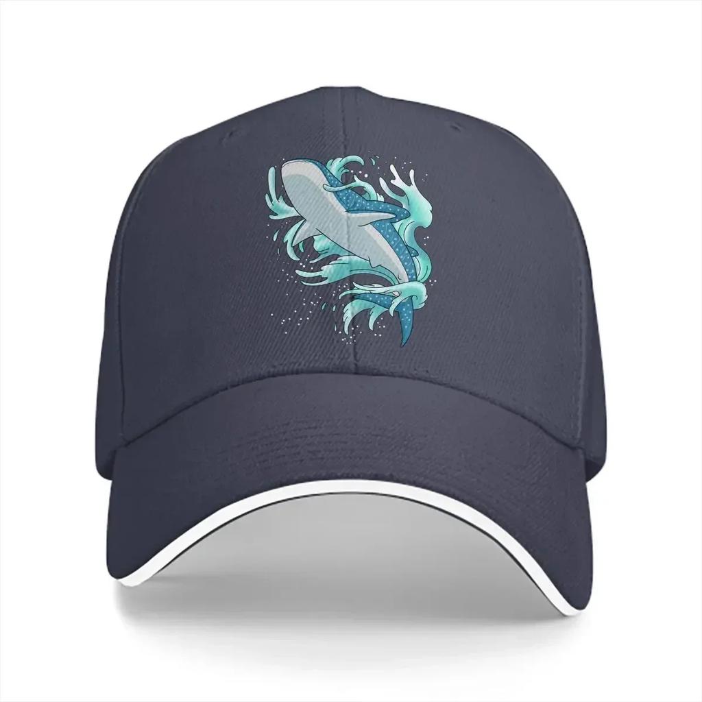 Washed Unisexs Baseball Cap Snorkeling Whale Sports Snapback Caps Dad Hat Shark Scuba Diving Golf Hats