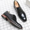 High-end Fashion Business Dress Men Shoes Classic Leather Men's Formal Shoes Comfortable Slip On Dress Shoes Men Oxfords Size 46