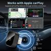 Car Wireless Adapter, Plug And Play 2-in-1 Adapter With 2.4/5GHz WiFi And Bluetooth 5.0, Widely Compatible With 800+ Car Models
