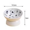 Ceramic Raised Pet Feeder Feeding Station Dog Bowl Stable Cat Dish Water Elevated