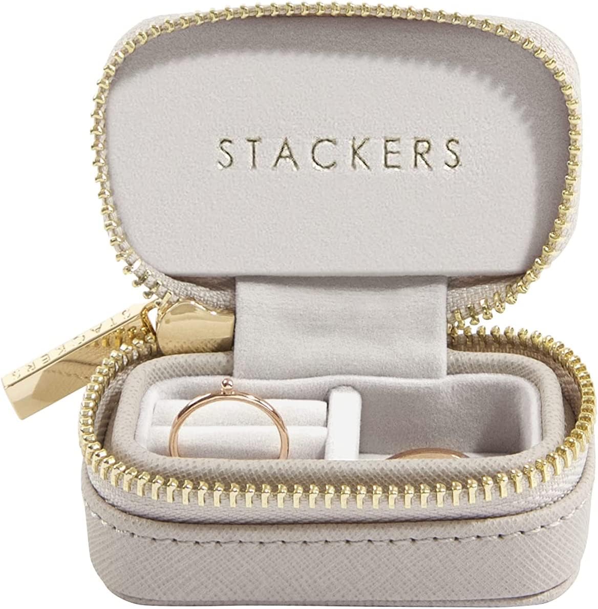 

Stackers Taupe Petite Travel Jewelry Box