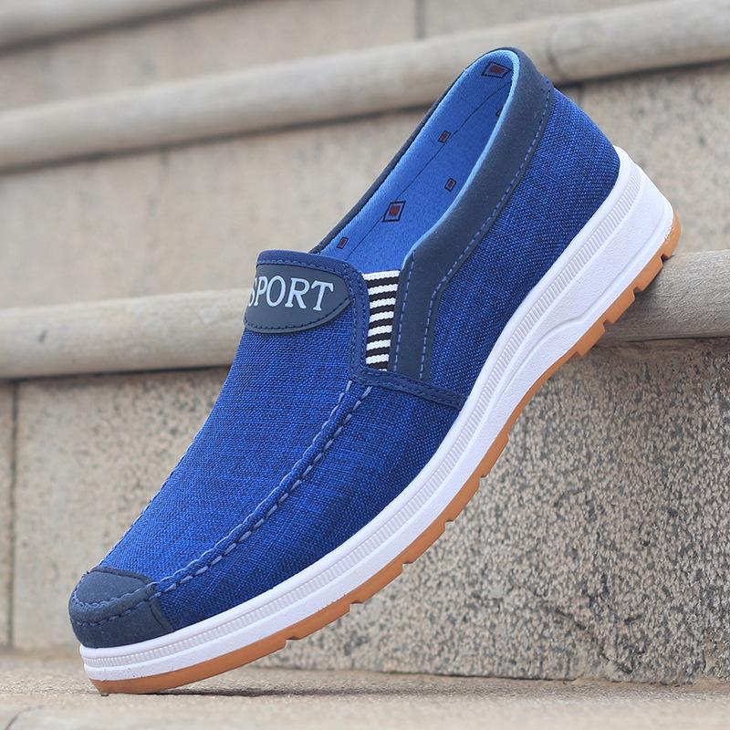 Men's Slip-on Cloth Shoes - Casual & Work Style