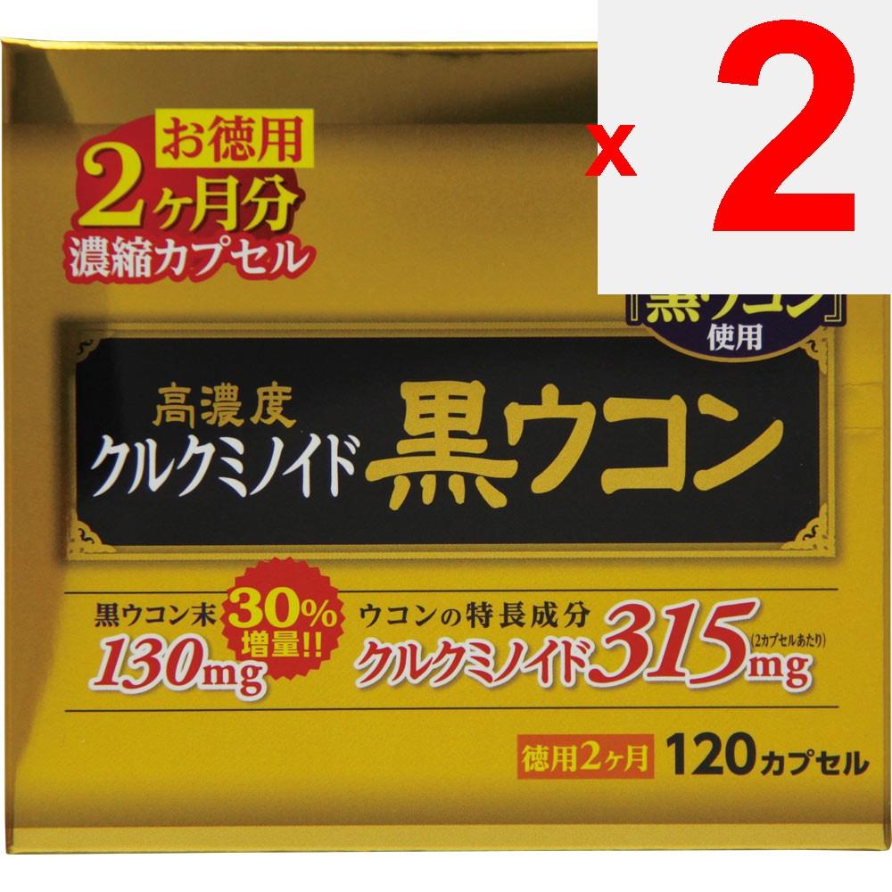 Wellness Life Sciences Domestic High-Concentration Black Turmeric Capsules 120 Capsules Liver Strengthening Turmeric