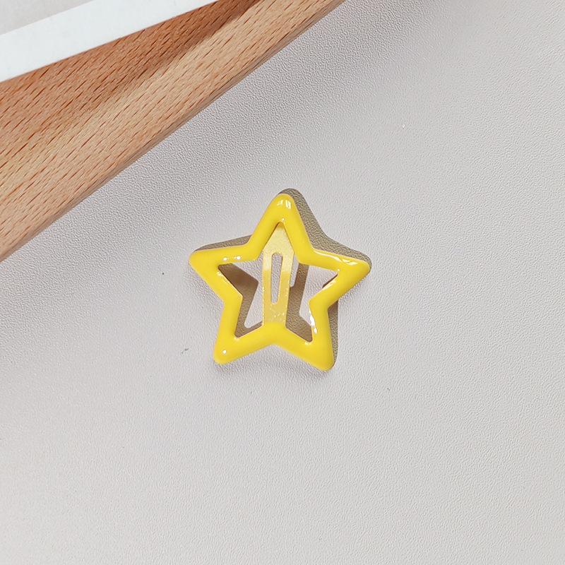 6/10pcs Y2k Mini Star Side BB Cute Hair Clip Korean Candy Colorful Dopamine Baby Headwear Girl Hair Pin Bangs Clip Kid Headwear