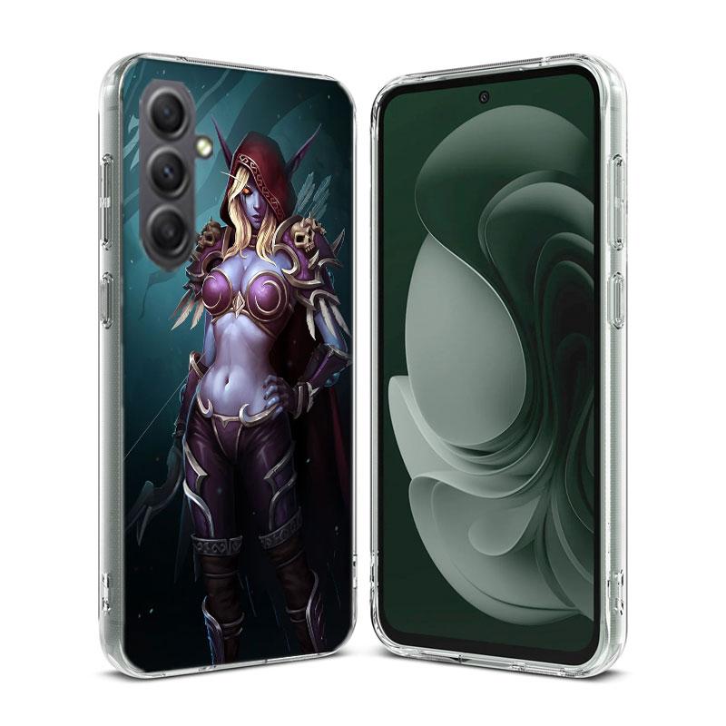 W-World Of W-Warcraft Elf Phone Case for Samsung A16 A26 A36 A56 A17 A37 A57 A07 A06 A02S A03 A04S A05S Galaxy Note 20 10 A50S A