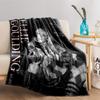 Black and White Artistic Blanket for All Seasons Blanket Lunch Break Throw Gift