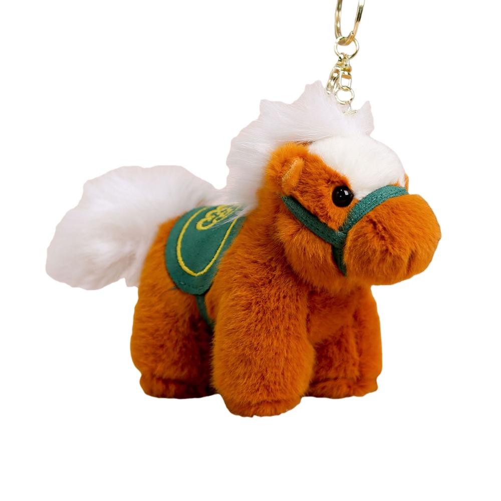 

Фигурка Пони по Знаку Зодиака Мягкая Игрушка Брелок Плюшевая Кукла Лошадь Подвеска Год Лошади коричневый