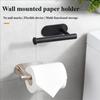 Adhesive Toilet Paper Holder Kitchen Roll Towel Rack Napkin Dispenser Absorbent Stand Tissue Hanger Bathroom Accessories