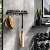 Baseball Hitting Implement Holder Metal WallAttached Space Saving for