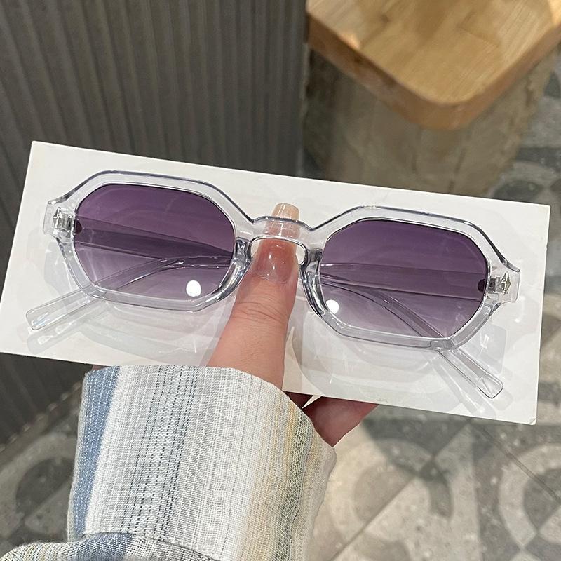 Small Frame Irregular Square Sunglasses Luxury Brand Designer UV Protection Punk Vintage Hip Hop Shades for Women Men