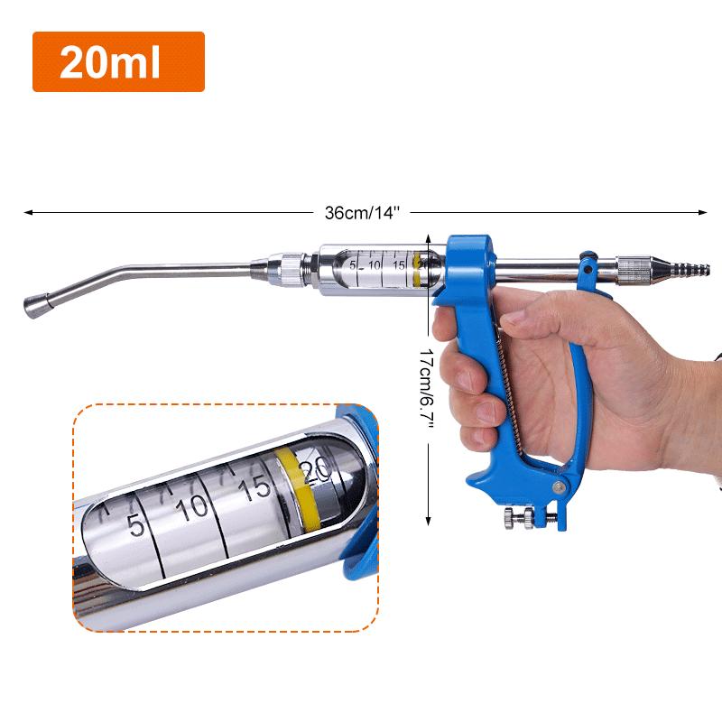 5/10/20/30ML Continuous Feeding Syringe Farm Pig Cow Breeding Animal Husbandry Continuous Drug Delivery Device Veterinarian Tool