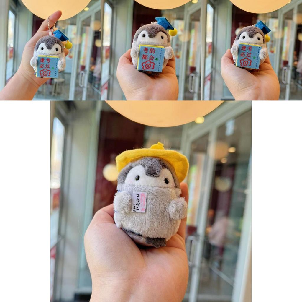 Energy Penguin Plush Doll With Keychain And Notebook Decoration For Gift Or Collection