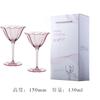 Pink Crystal Champagne Glass Floral Lace Martini Cocktail Cup for Girls