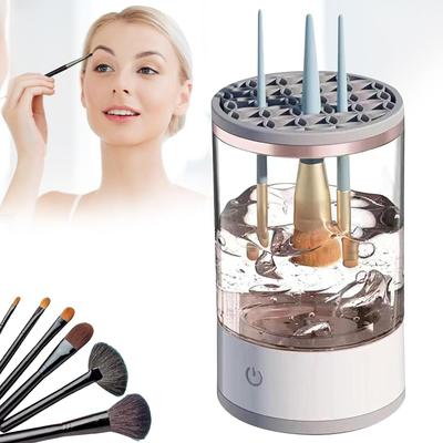 Electric Makeup Brush Cleaner, Cosmetic Brush Cleaner, Makeup Brush Cleaner, Automatic Spinning Makeup Brush Cleaner Fit For All Size Makeup Brush