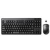ELECOM Wireless Membrane Compact Keyboard with Mouse and Receiver, Black, TK-FDM105MBK