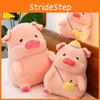 Mochila de Pelúcia Adorável Porquinha Lulu Boneco de Pelúcia Fofo Almofada Doce para Abraçar Presente