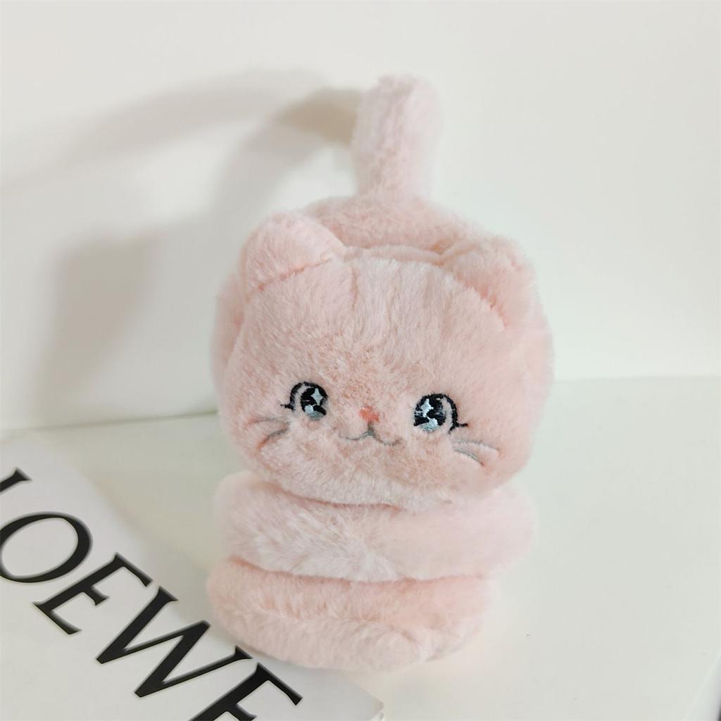 Cute Cat Plush Ear Protectors for Children, Winter Cold Protection Ear Protectors for Boys and Girls