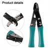 Steel Rubber Capillary Clamp 13.9cm Capillary Clamp Capillary Tube Cutter 1pc