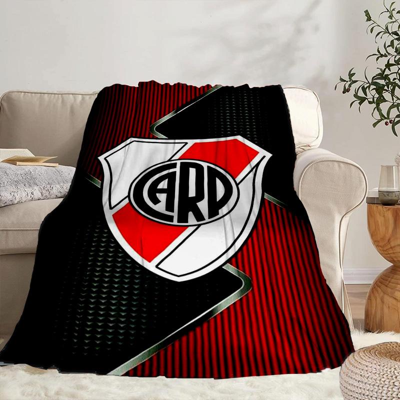 River Plate Emblem Portable Blanket/Soft Blanket Bedding Blanket Suitable for Travel Camping Living Rooms Offices Sofas Fan Gifts