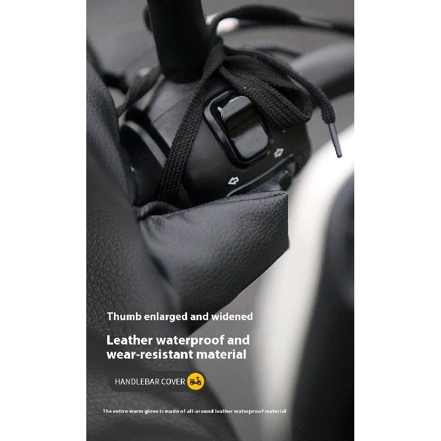 Motorcycle Handlebar Muffs Winter Equipment Mitts Warmer Gloves Waterproof Handmuffs Bicycle Handle Cover Hand Covers Warmers/*-