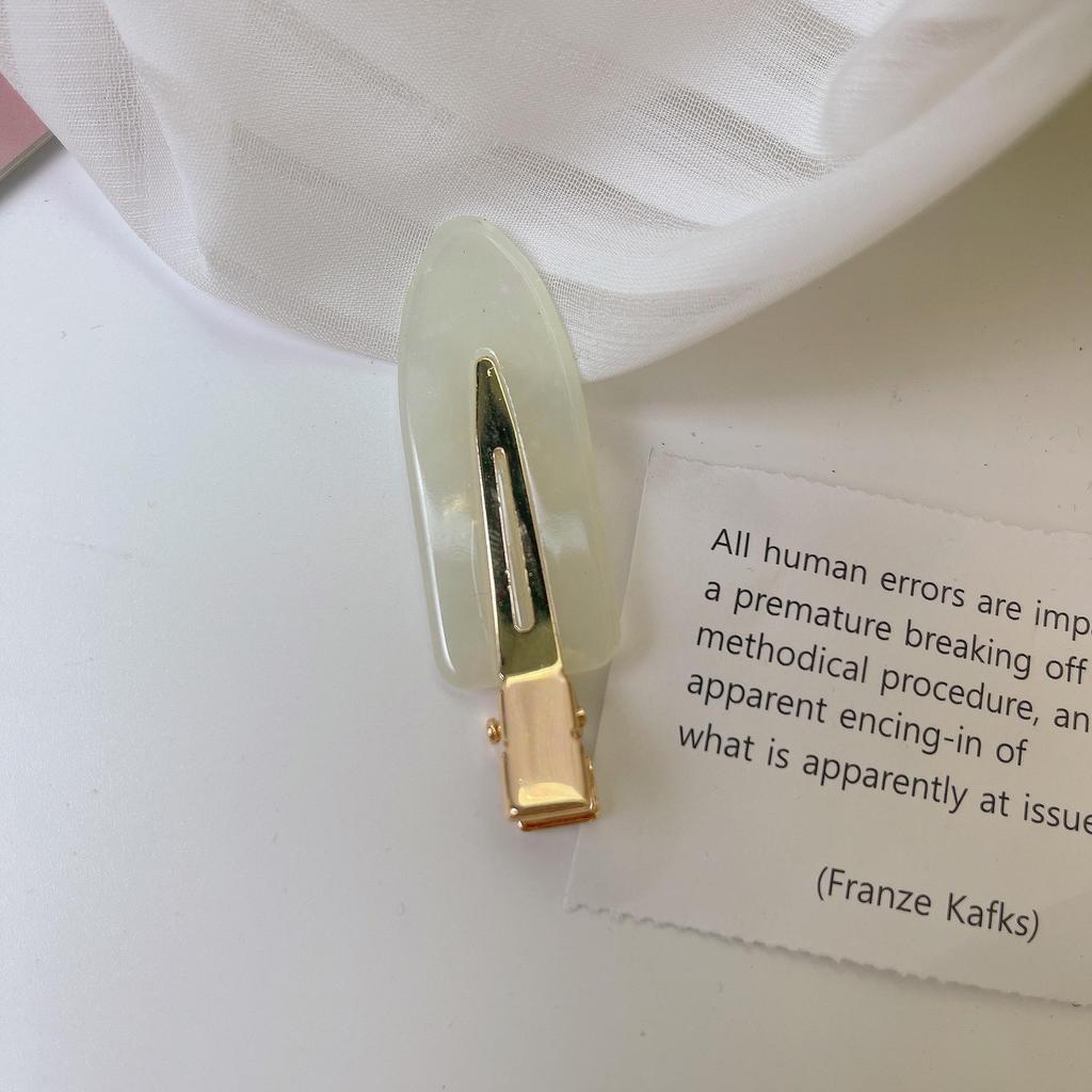 2/3/4/6 stücke Acetat Make-Up Haar Clips Koreanische Mode Gold Weiß Glitter Haar Pin Headwear Mädchen Frauen Haar Zubehör