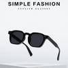 New Striped Temples Round Rivet Sunglasses Retro Vintage Driving Shades UV Protection Leopard Grey Eyewear for Women & Men