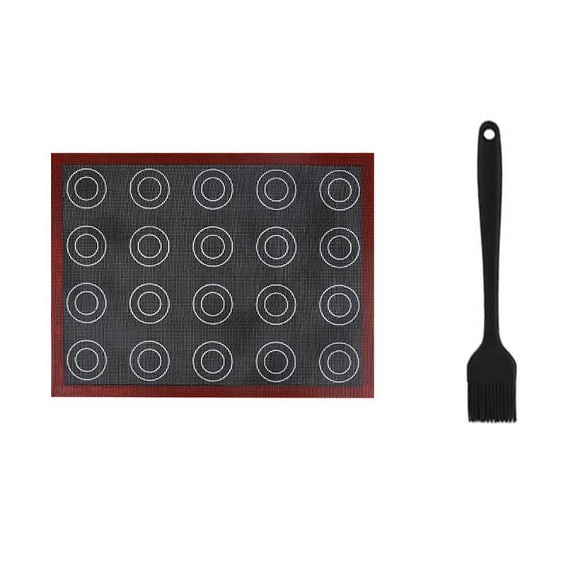 Silicone Hollow Baking Mat Non-Stick Oven Mesh Mat Reusable Suitable For Non-Stick Oven Liners Such As Cookies, Macarons