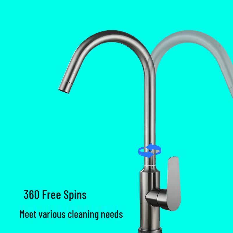 TLXT Stainless Steel Kitchen Sink Faucet