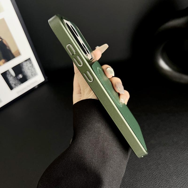 For OnePlus 15 Case Embossed Litchi Pattern Leather Magnetic Wireless Charging Anti-Fingerprint Comfortable Grip Soft Cover