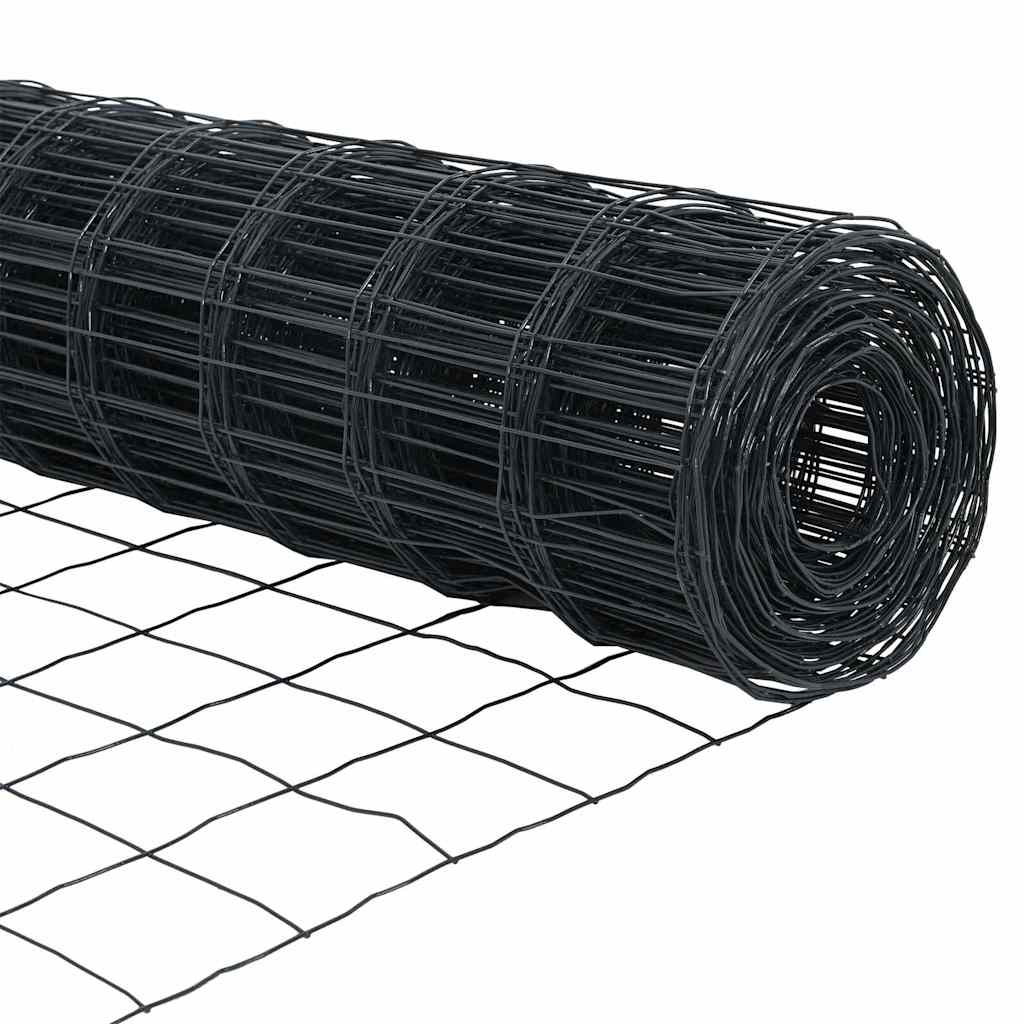 Euro Fence Gray 1.5 x 10 m PVC Coated Iron
