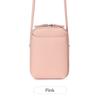 New Lychee Pattern Soft Leather Vertical Zipper Mobile Phone Bag Niche Design Large Capacity Women's Shoulder Messenger Bag