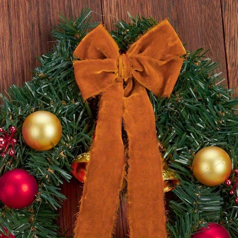 Colorful Velvet Ribbon: 1.5 Inch X 138 Cm (54 Inch) Handmade Tassel Trimmed Velvet Ribbon Present Packaging