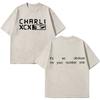 CHARLI XCX  Album Music, Fashion, Film Tour 2026 Print T-shirt Men Women Cotton Casual Loose Vintage Washed T Shirt Streetwear