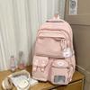 The Schoolbag Ins Is Sweet and Cute, and the Schoolbag for Junior High School Students Has High Value and Large Capacity.