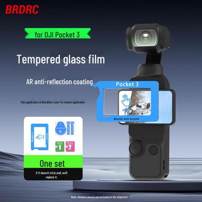 DJI Osmo Pocket3 AR Entspiegelungs-Bildschirm & Kamera Gehärtetes Glasfolien Zubehör