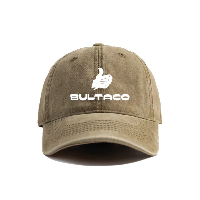 Bultaco Cemoto Motorcycles Baseball Caps Distressed Hats Cap Unisex Women Retro Outdoor Summer Adjustable Bultaco Hats