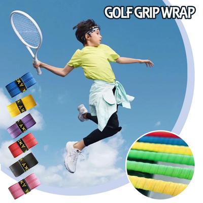 2pcs Golf Grip Non-slip Breathable Strap Badminton Absorption Sweat Tennis Winding Point Glue P D9K8
