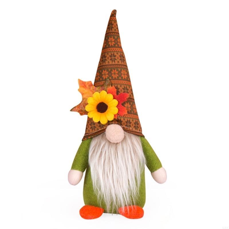 Thanksgiving Gnomes Autumns Fall Gnomes Decoration Scandinavian Swedish Gnomes X3UC зелёный