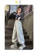 2025 New Style Fleece-Lined Sweatpants for Junior High School Girls