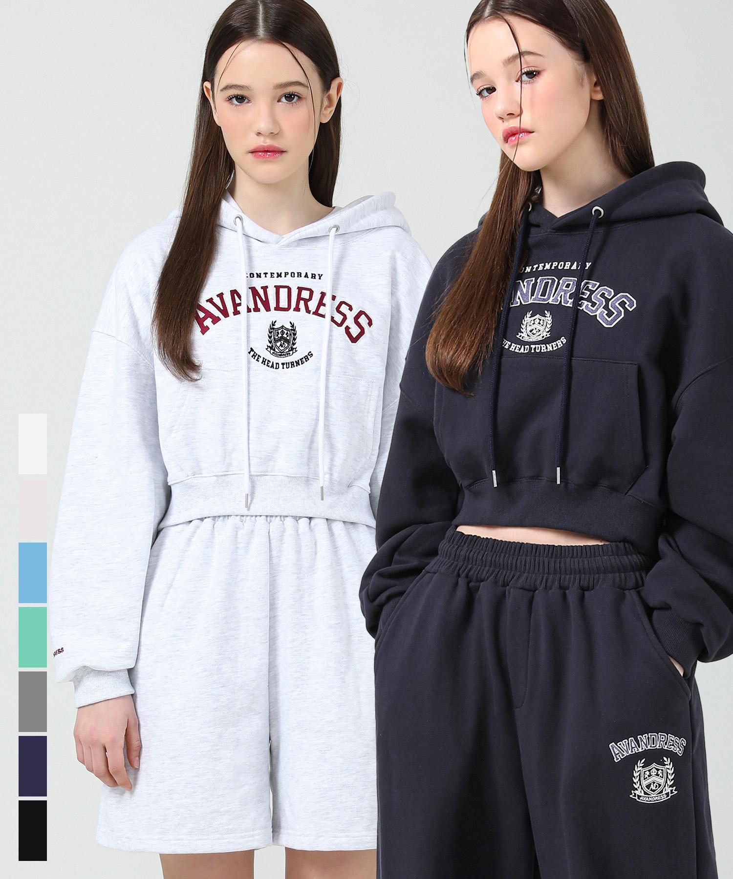 Urban Dress Royal Crop Hoody - 8Col Mint S