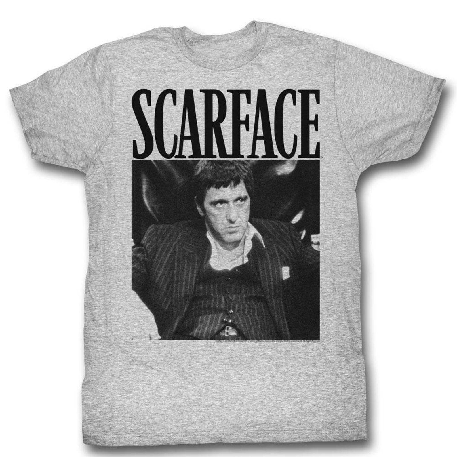 Scarface Gangsta Gray Heather T-Shirt 3XL