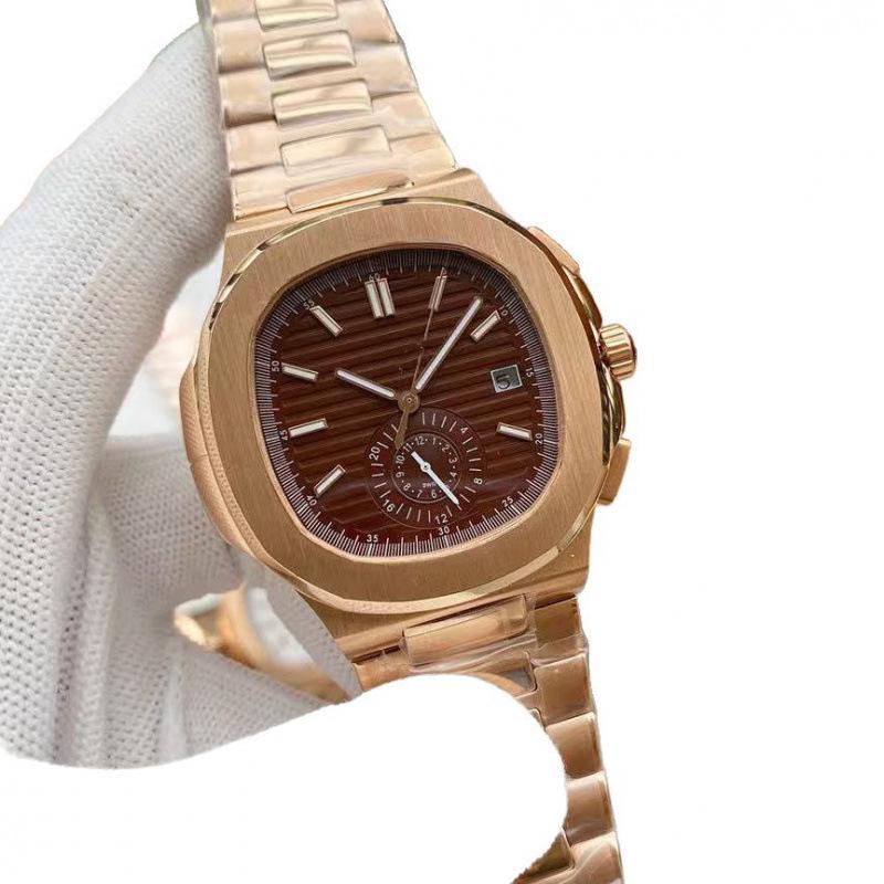 Patek Philippe Nautilus 5980 Otomatik Paslanmaz Çelik Kronograf Erkek Kol Saati