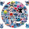 100 Cute Cartoon Stitch Stickers for DIY Notebooks, Phone Cases, and Journals