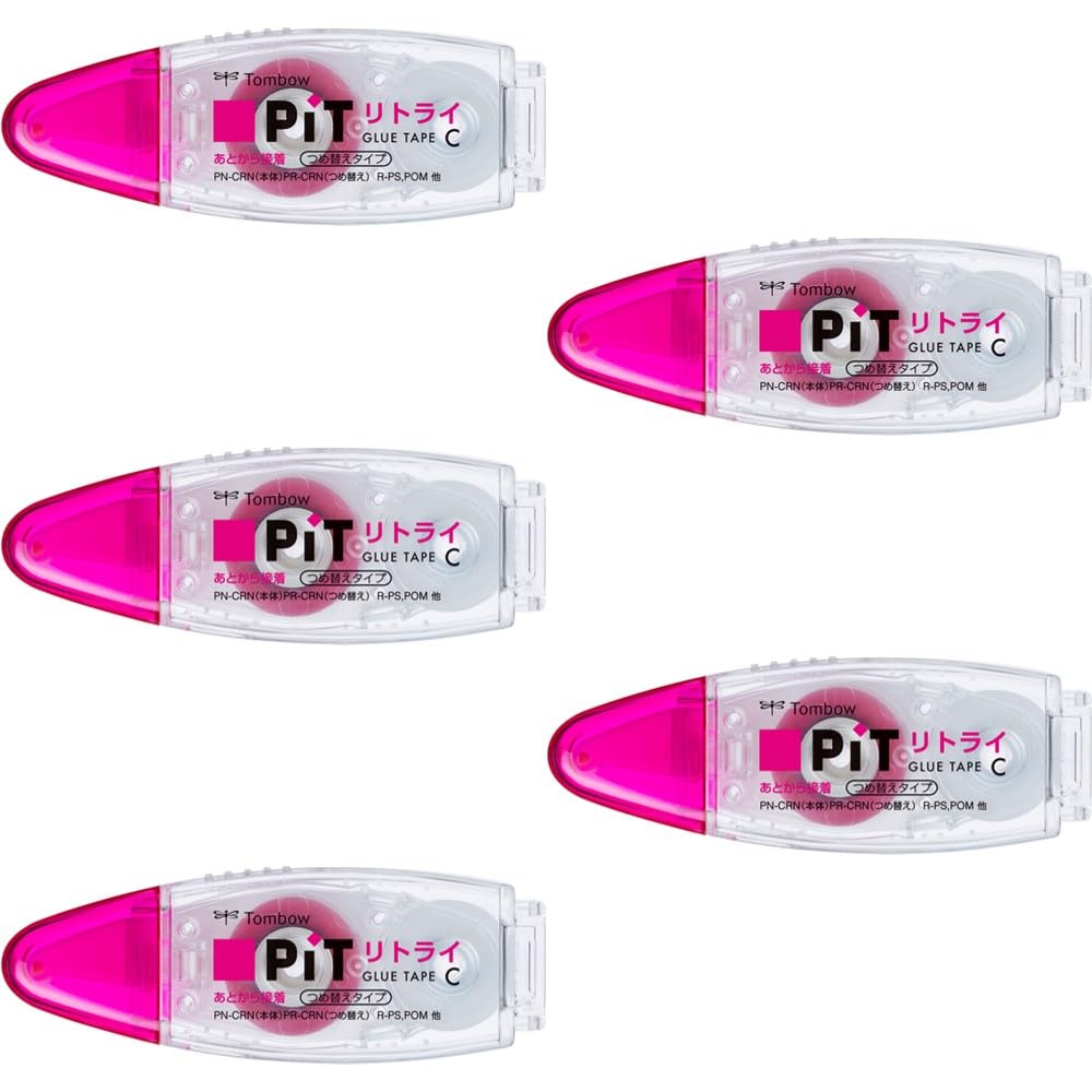 Tombow Pencil Pit Retry CN Tape Glue PN-CRN-5P (5 pieces)