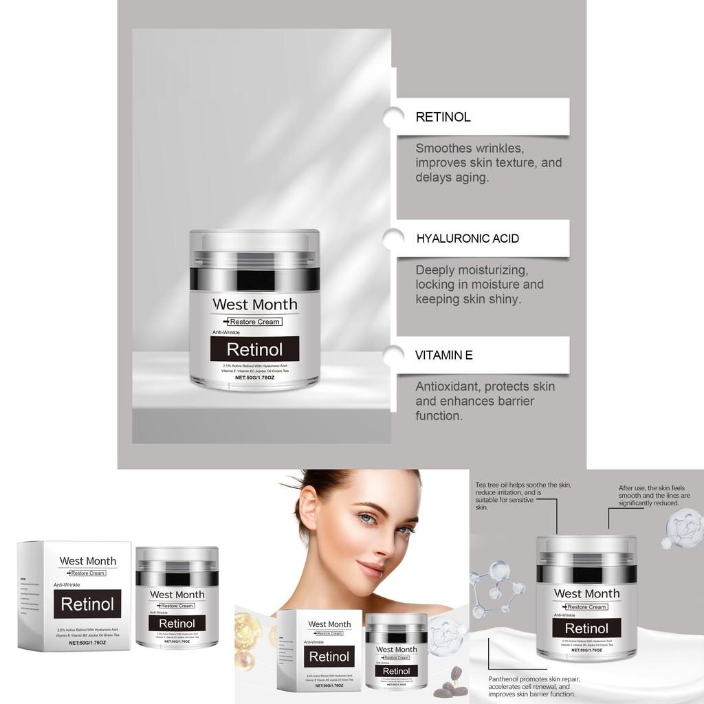West Month Retinol Skincare Cream Hydrating And Nourishing Moisturizer For Youthful Skin