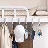2/5 Pièces Cintres Serviettes Vêtements Crochets Sur Porte d'Armoire Forte Portance Installation Simple Placard Garde-robe Crochets à Suspendre